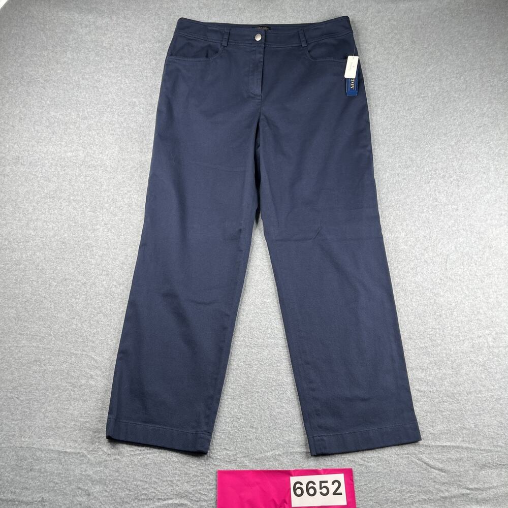 Pendleton Pants Womens Size 14 Navy Blue 5 Pocket Style New NWT